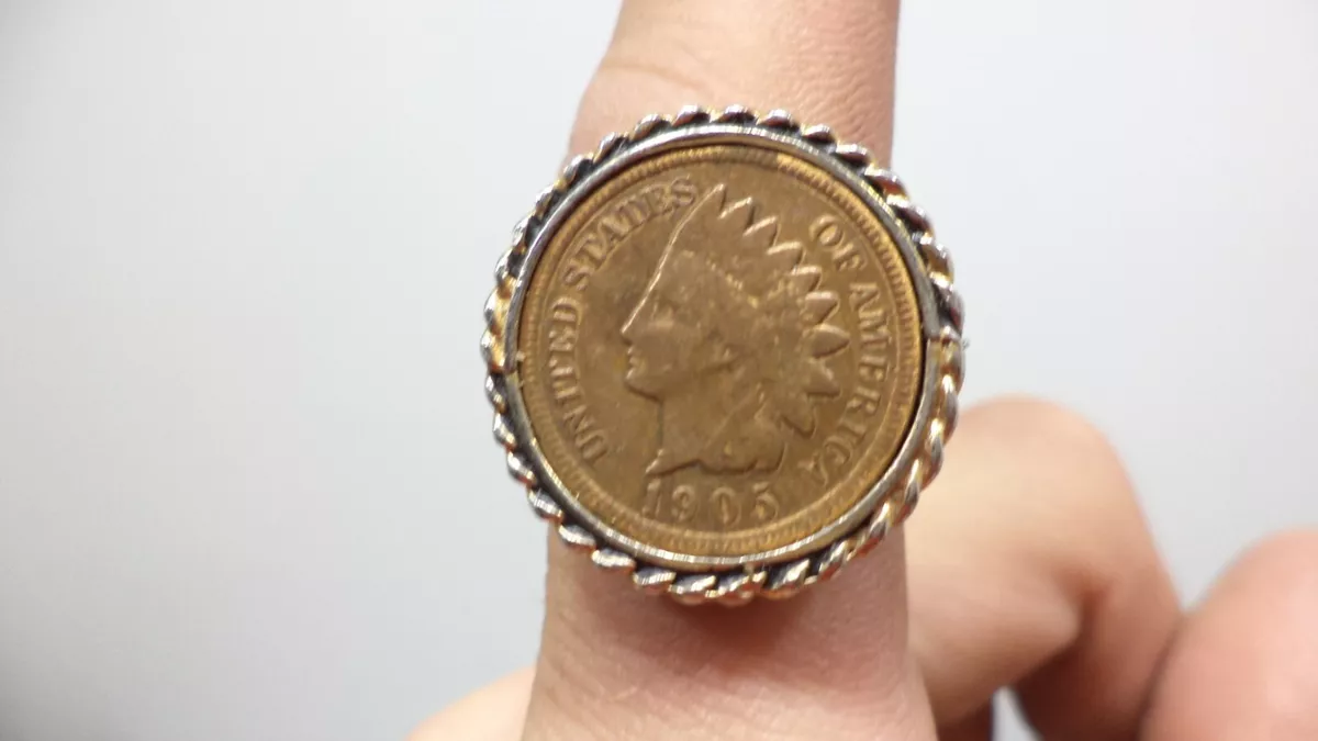 Indian head penny best sale ring