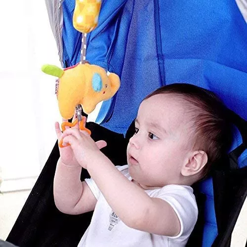 4 Pcs of Baby Hanging Rattles Toys Newborn Crib Toys Car Seat Stroller Toys - Picture 5 of 13