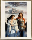 Larry Elmore Signed AD&D TSR Dragonlance Art Print ~ War of the Twins / Caramon