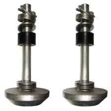 Set of 2 New UTV Snow Plow Skid Shoe Fits Utility Fits Hitchdoc UTV Blades