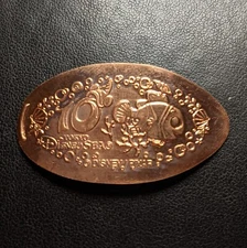 NEMO 10 Pixar - Elongated Souvenir Medal Token: Tokyo DisneySea, Japan