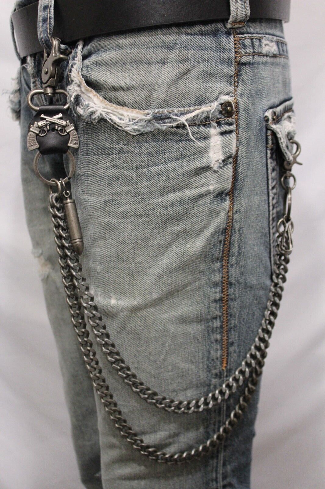 Wallet Chain with Single Chain and Horn Charm | VC Motorcycle Company