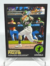 2022 Heritage High Number Base Black Border #680 Cristian Pache /50