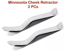 2 Minnesota Cheek Tongue Retractor Mouth Opener Dental Surgical Instruments CE