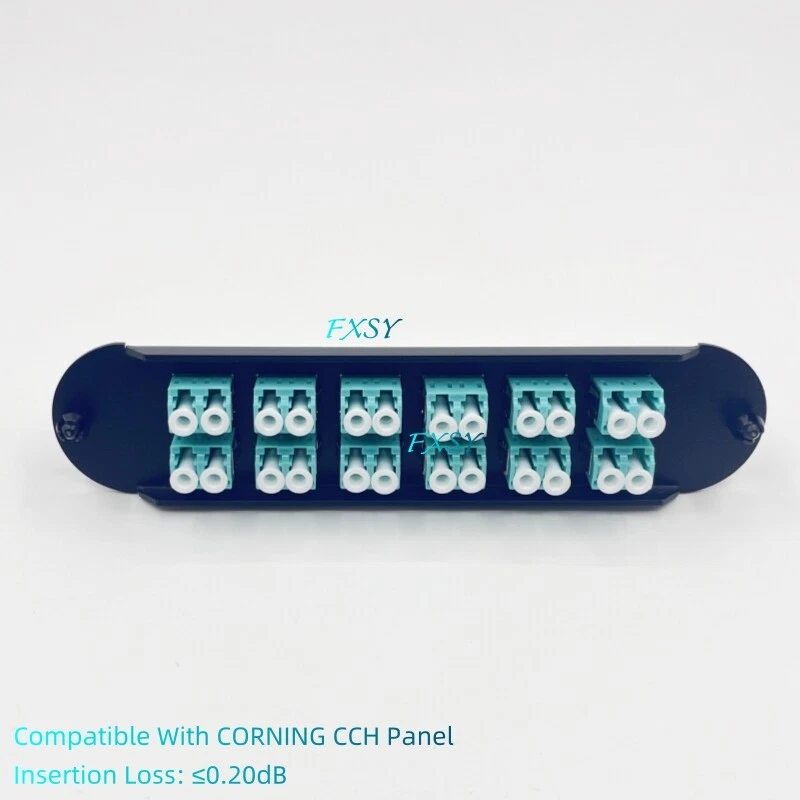 Fiber Optic Adapter Panel 24F Duplex OM3 Compatible for CORNING CCH - Image 4 of 4