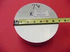 7" ALUMINUM 6061 ROUND ROD 5.5" LONG T6511 Solid Extruded Lathe Bar Stock