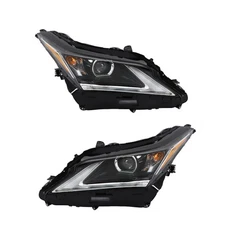LED Headlight For Lexus RX350/RX450h 2016-2018-19 w/o AFS Left+Right Side Black
