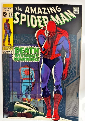 Amazing Spider-Man #75 1969 Marvel Silver Age Iconic Cover High Grade