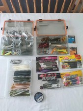 Lure Fishing Sea Fishing Joblot Various Soft Plastics Jig Heads Hooks And Lures