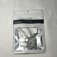 Portable USB-C to USB Adapter Converter Set, White and Gray, Assorted Types