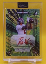 Ryan Williams Auto Wild Card 2025 5 Card Draw Tie-Dye True 1/1 Autograph Rookie . rookie card picture