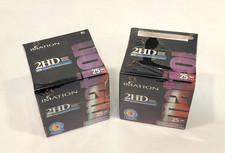50 pcs. Imation 3.5 In Diskettes 2x25 Packs IBM Format 1.44MB 2HD Sealed pkgs.