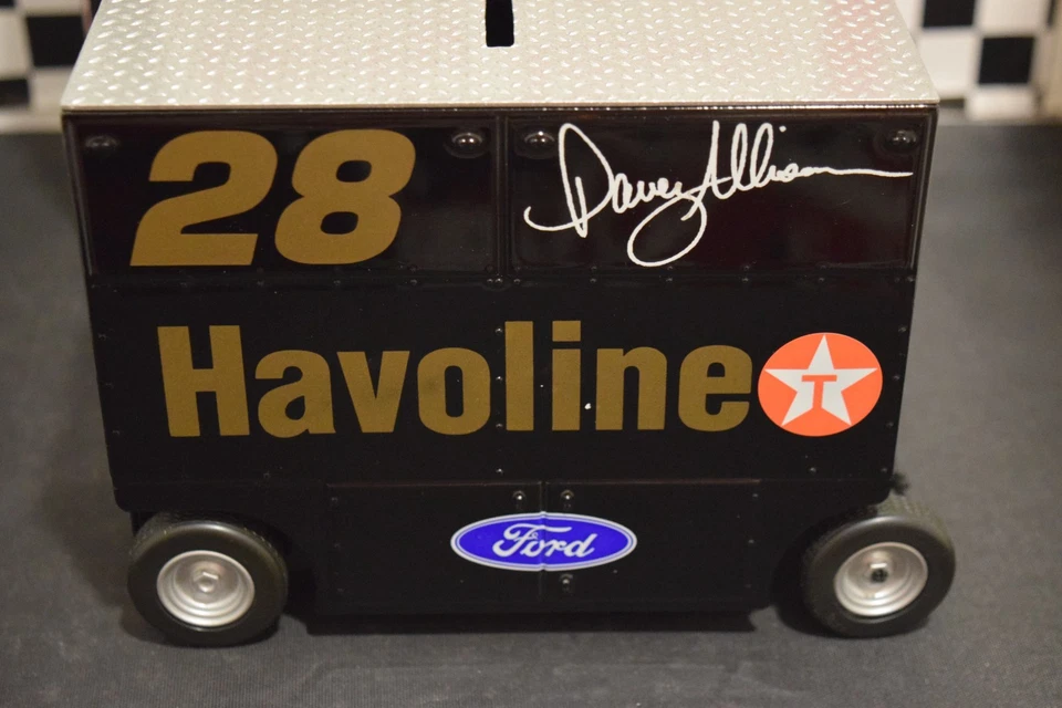 Action RCCA Davey Allison #28 Texaco Havoline Pit Wagon Bank 1990 escala 1:16  Foto 2 de 4