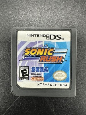 Sonic Rush- Nintendo DS- 2005 Authentic Cartridge Only- Tested /Working