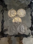 Franklin Half Dollar - 90% Silver - Lot of Five (5) Coins!