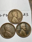1926-PDS LINCOLN WHEAT CENT SET, Very Nice Quality Coins, set #83