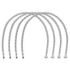 4pcs 39" Faucet Supply Line Connectors G1/2 Female x M10 Male SUS304 Hose