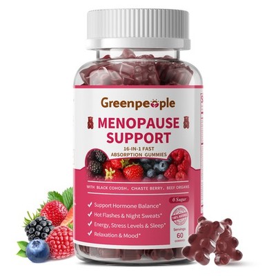 Natural Menopause Supplements for Women Health - Hormone Balance Thyroid Support