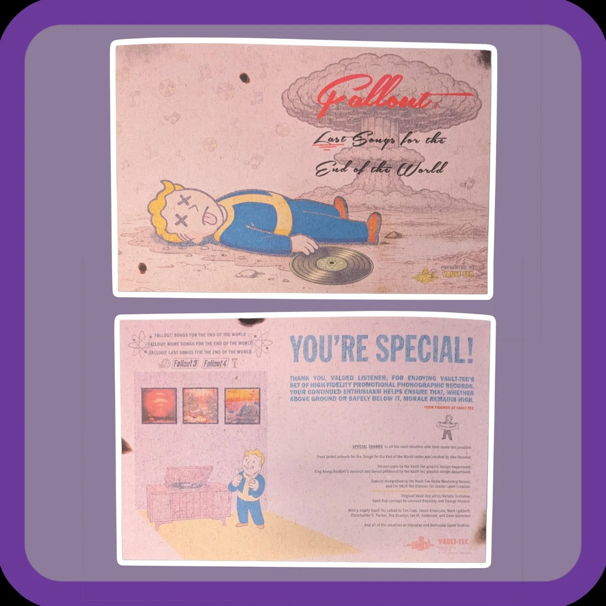 Fallout: Last Songs For The End Of The World Vinyl Soundtrack