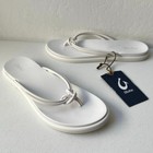 Olukai Aka Flip Flop Sandals Comfort Summer Beach Resortwear White Size 9 NWT