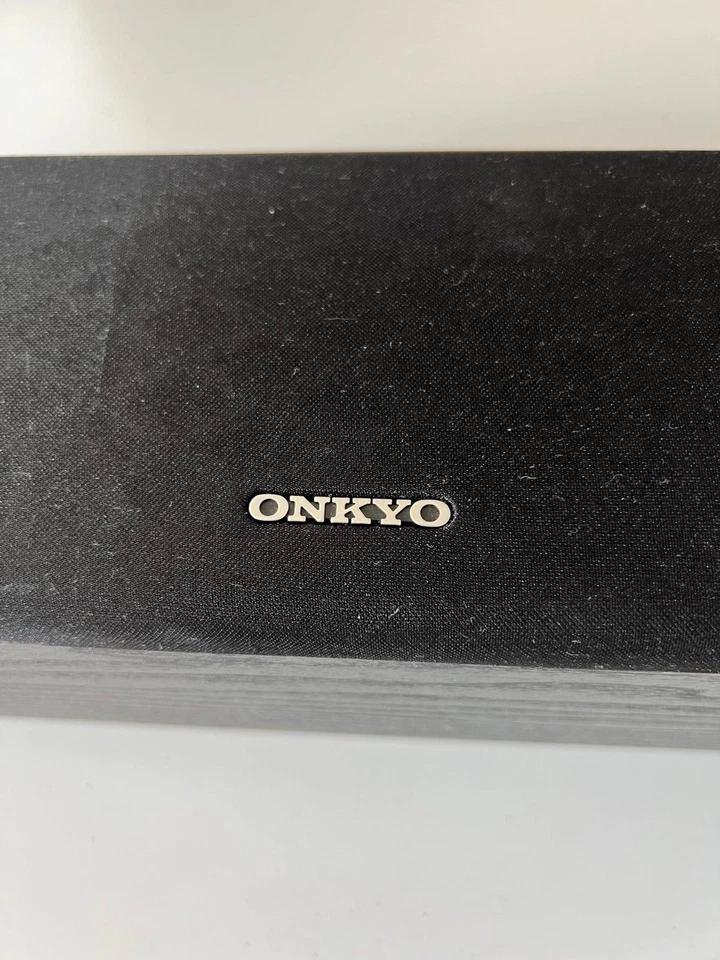 Altavoz de audio para el hogar TV con cable canal central SKC-580 modelo Onkyo negro vintage Foto 2 de 4