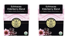Buddha Teas Echinacea Elderberry Blend 18 bags (2 PACK)