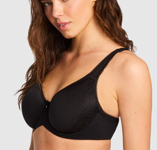 Wacoal 36DDD Retro Chic Underwire T-Shirt Bra NWOT 853186 Black