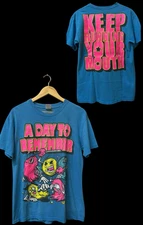 vtg style A Day To Remember rock tour concert short sleeve 2 side shirt KV36556