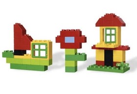 Lego Duplo 5506 Large Brick Box Complete Set Creative Building Blocks 71 Pieces