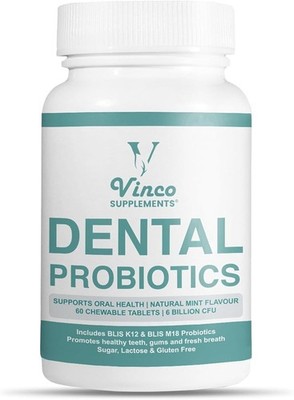 Dental Probiotika Advanced orale Probiotika für den Mund - BLIS K12 & M18 - 60 Stück