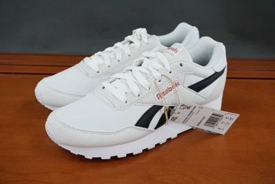 Reebok Rewind Run Shoes Womens Size 7 White Black Comfort Footbed Running New