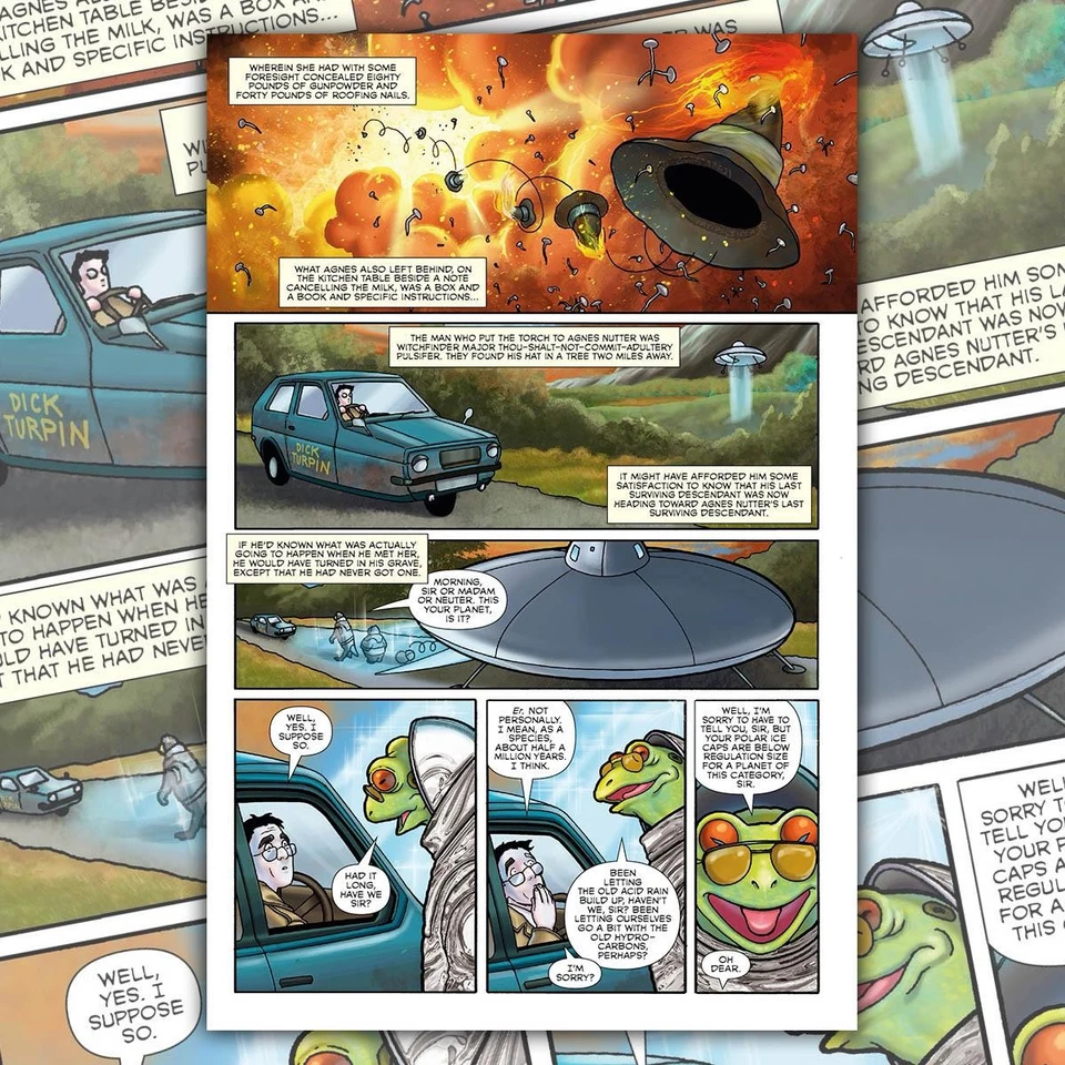 GOOD OMENS THE OFFICIAL AND INEFFABLE GRAPHIC NOVEL HARDCOVER Gaiman & Pratchett - Image 4 of 4