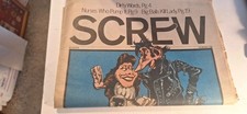 Vintage Original SCREW Newspaper No.148 (Jan '72) Underground Tabloid - Risque