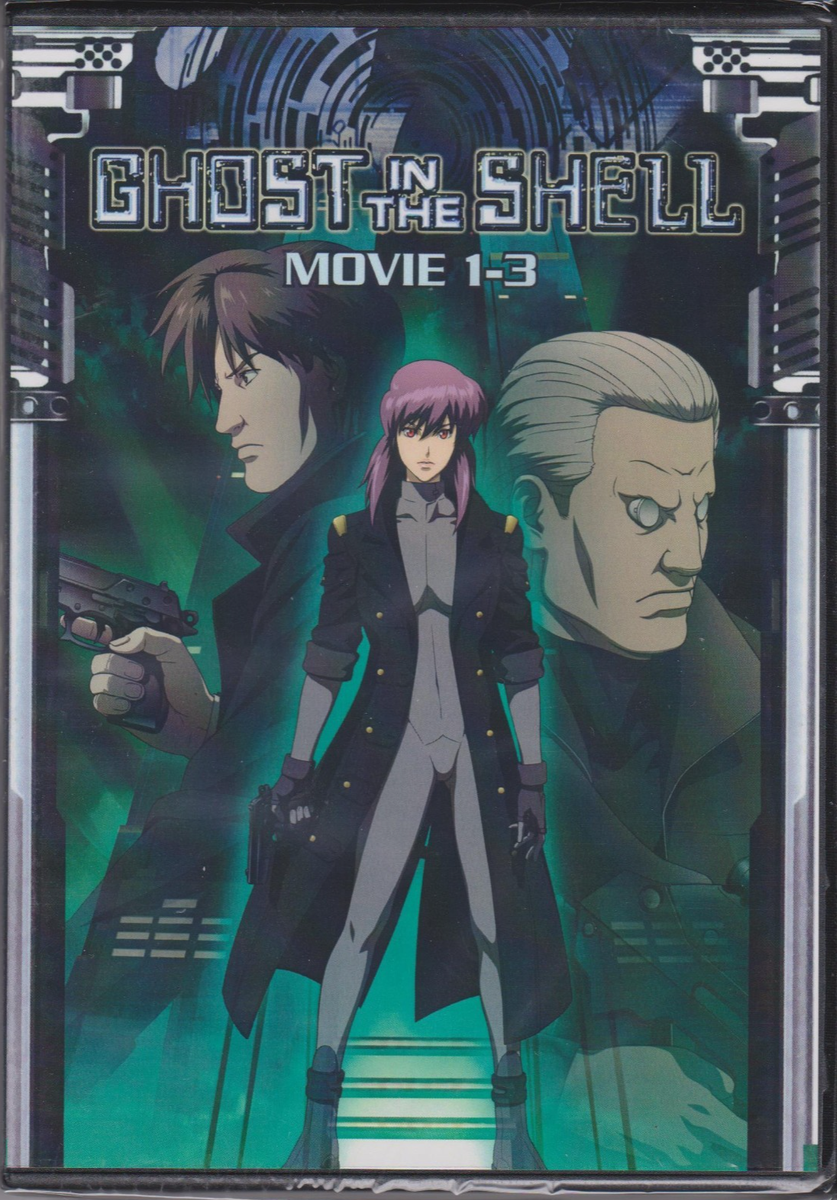 Ghost in the Shell Complete Movie Collection 1,2,3 English Audio