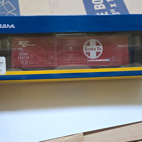 Athearn HO Santa Fe 50' cubo alto doble enchufe puerta caja coche ATH88198 151775 | Condition: New