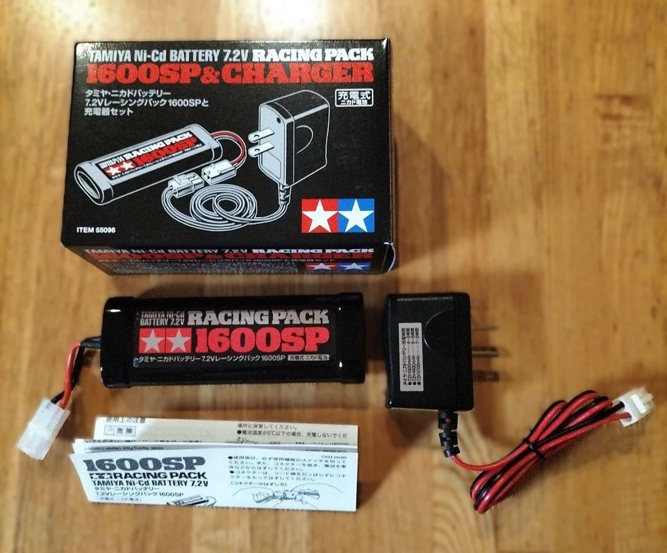 Neuf 7.2V Racing Pack 1600SP batterie et chargeur set 55096 pour voiture RC d... - Photo 1/4