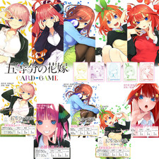 NEW Quintessential Quintuplets Card Game Deck Set of 5