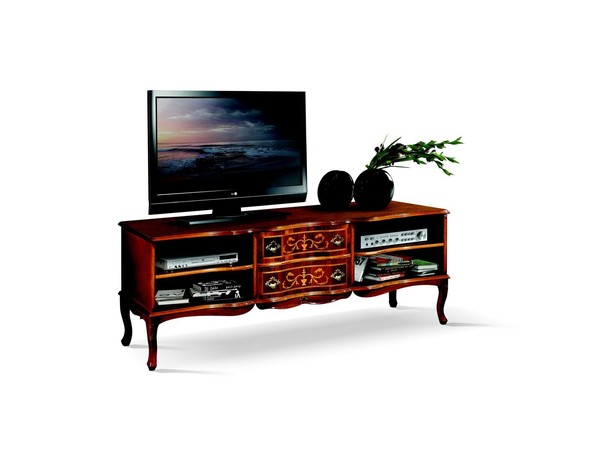 Italienische Holz MöBel Sideboard Tv Lowboard Lang Rtv Schrank Wohnzimmer Neu-image