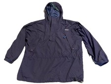 PATAGONIA Hooded Jacket Rain Shell Boys 14 L Navy Blue Windbreaker Light Hiking