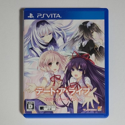 Date A Live Twin Edition Rio Reincarnation PS Vita PlayStation Vita PSV mit H...