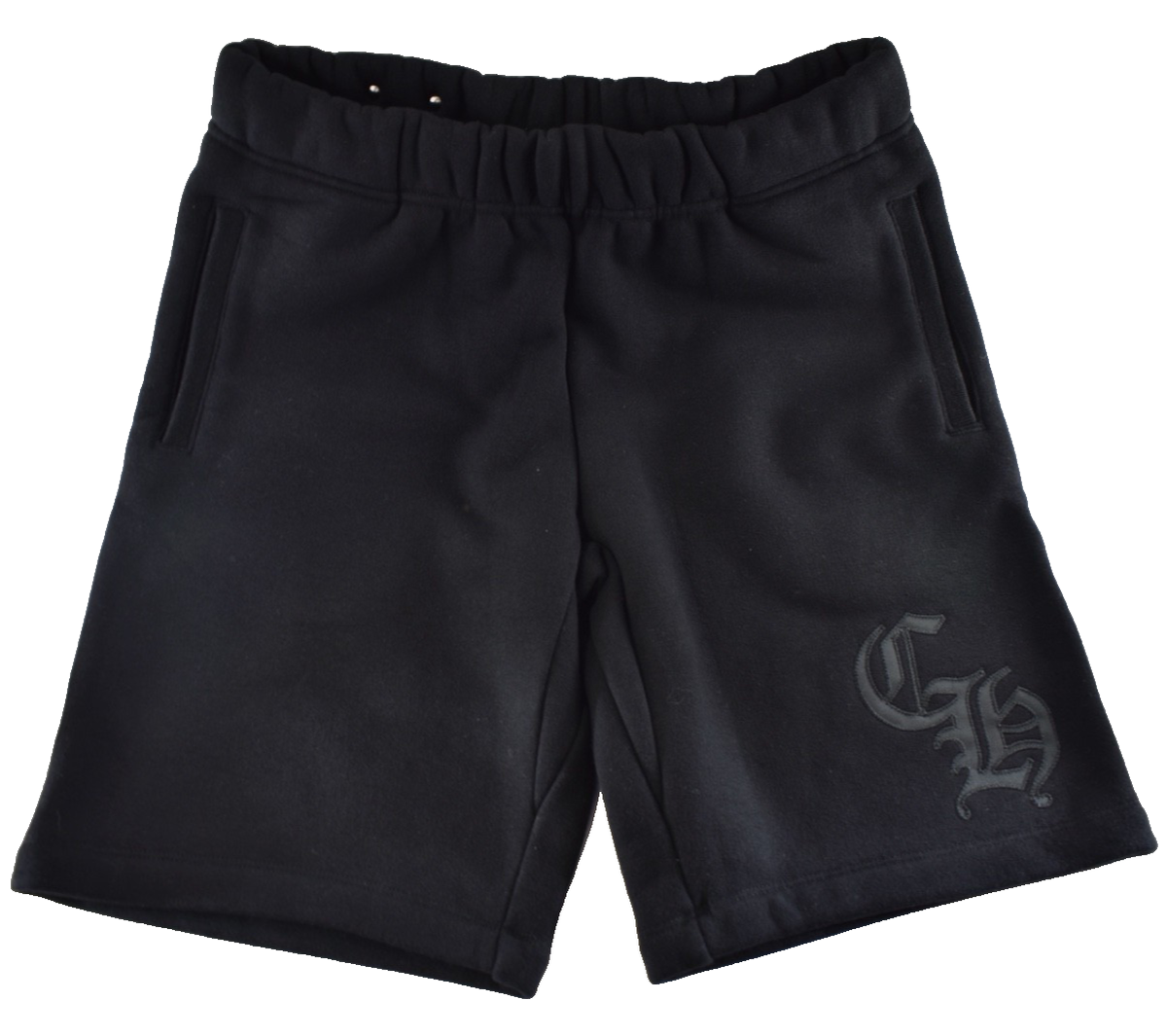 国内正規品Chrome Hearts Y NOT CH Sweat Shorts Chrome Hearts 711 Seven Eleven Black Nylon CH Logo Drawstring