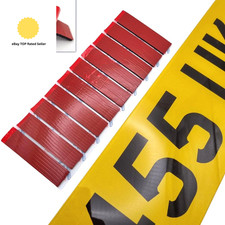 "XTRA-THICK" Number Plate Sticky Pads, Heavy Duty, Extra Strong Double Sided Adh