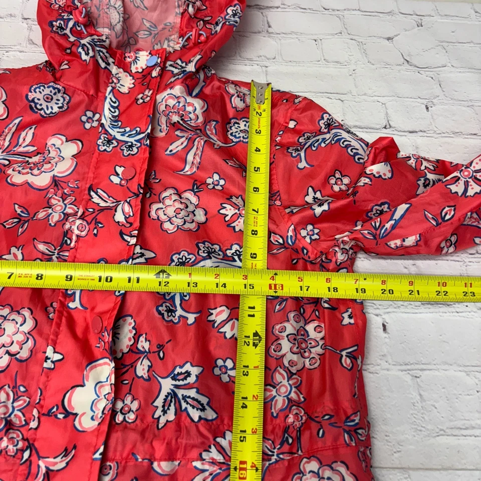 Joules Women Right As Rain Jacket Coat Size US 4 UK 8 Floral C064 -16 - Image 3 of 4