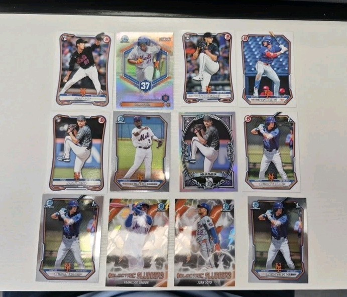 2026 Bowman Mets RC Lot McLean, Tong, Sproat 