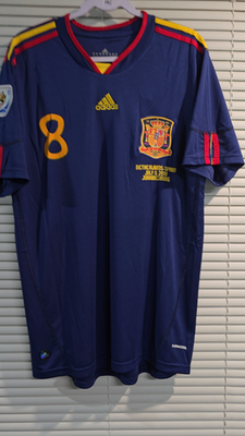 SPAIN AWAY - World Cup 2010 - Football Soccer - XAVI # 8 - 2XL
