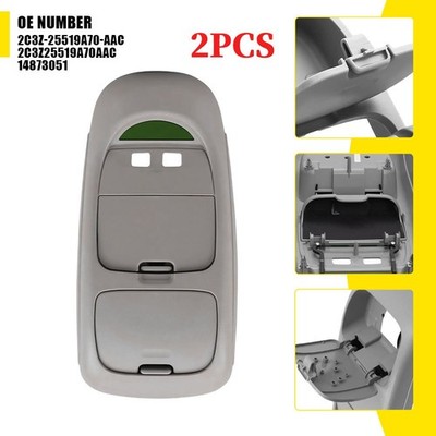 For 2002-2004 Ford F250 F350 F450 F550 Gray 2X Overhead Console 2C3Z25519A70AAC