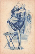 36-25B) CARTOLINA ILLUSTRATA EDITORE SETTE ROMA VIA REGINA ELENA BORSA NERA