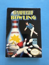 Championship Bowling Nintendo NES BOX only Clean All Around Authentic