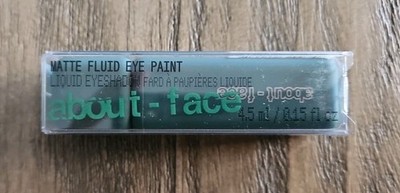 About-Face by Halsey Matte Fluid Eye Paint in Smoke Signal NIB Liquid Eye Shadow