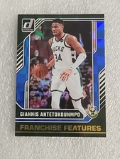 Giannis Antetokounmpo 2024-25 Donruss Franchise Features Blue Checker SP /30